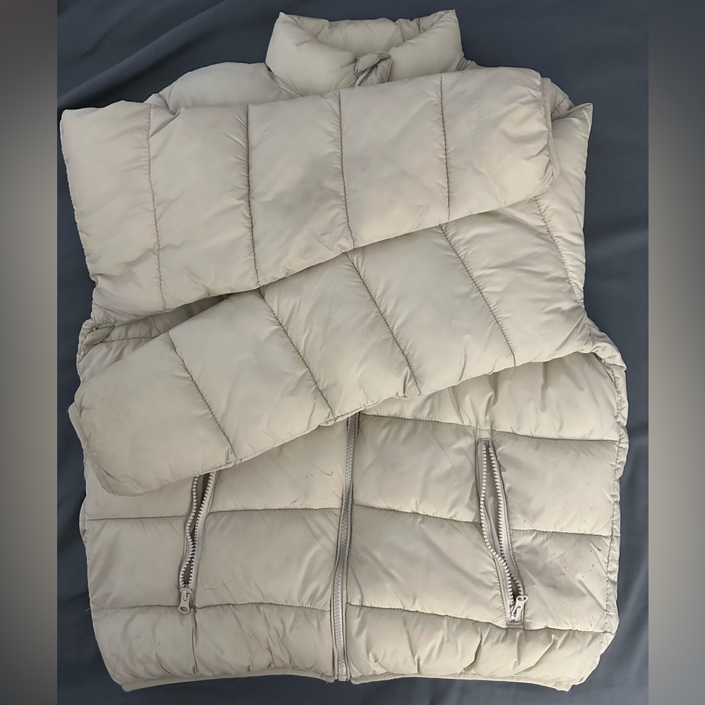 Tan winter puffer